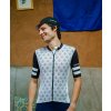 CAFÉ DU CYCLISTE - pánské cyklistické dresy - cyklodres TICHKA černá a bílá