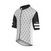 CAFÉ DU CYCLISTE - pánský cyklistický dres - cyklodres TICHKA černá a bílá