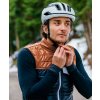 CAFÉ DU CYCLISTE - pánské cyklistické vesty - windstopper Merino ALBERTINE námořní modrá a zlatá