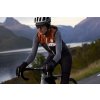 CAFÉ DU CYCLISTE - dámské cyklistické vesty - vesta Merino WOMEN'S ALBERTINE námořní modrá a zlatá