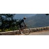 Pánské cyklo kalhoty tříčtvrteční zateplené ADRIENNE černo šedá
