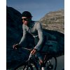 Pánské cyklo kalhoty tříčtvrteční zateplené ADRIENNE černo šedá