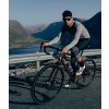Pánské cyklo kalhoty tříčtvrteční zateplené ADRIENNE černo šedá