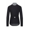 Dámský cyklo dres s dlouhým rukávem MERINO AUDAX IRMA Black Grey Šedá a černá
