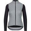 Dámský cyklo dres s dlouhým rukávem MERINO AUDAX IRMA Black Grey Šedá a černá