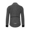 Pánský cyklo dres s dlouhým rukávem vlněný ALPHONSINE Black Černá