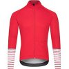 Pánský cyklo dres s dlouhým rukávem MERINO AUDAX ARLETTE Poppy Red Červený mák