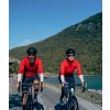 Dámský cyklo dres s dlouhým rukávem MERINO AUDAX ARLETTE Poppy Red Červený mák