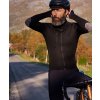 Pánský cyklo dres s dlouhým rukávem MERINO YOLANDE Black Černá