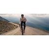 CAFÉ DU CYCLISTE - pánské cyklistické dresy - cyklodres s dlouhým rukávem Merino CLAUDETTE Charlie bílá