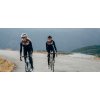 Dámský cyklo dres s dlouhým rukávem CLEMENCE Navy Námořní modrá