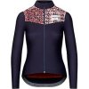 Dámský cyklo dres s dlouhým rukávem CLEMENCE Navy Námořní modrá