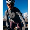 Dámský cyklistický dres s dlouhým rukávem MERINO MARGUERITE Grey šedá
