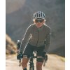 CAFÉ DU CYCLISTE - dámské cyklistické dresy - cyklodres s dlouhým rukávem Merino WOMEN'S MARGUERITE šedá