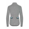 Dámský cyklistický dres s dlouhým rukávem MERINO MARGUERITE Grey šedá