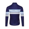 Pánský cyklo dres s dlouhým rukávem MERINO CLAUDETTE Camaieu Modré pruhy