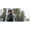 Dámský cyklo dres s dlouhým rukávem MERINO AUDAX IRMA Silver Grey Šedo stříbrná