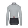 Dámský cyklo dres s dlouhým rukávem MERINO AUDAX IRMA Silver Grey Šedo stříbrná