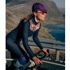 CAFÉ DU CYCLISTE - dámské cyklistické kalhoty - cyklo kraťasy tříčtvrteční ADRIENNE námořní modrá