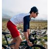Pánské cyklistické kraťasy volné GRAVEL RENEE Red Červená
