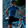 Dámský cyklo dres MERINO MARINA Graphite Blue Grafitově modrá