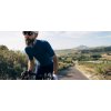 Pánský cyklo dres MERINO MARINA Peacock Blue Paví modrá