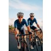 Dámský cyklo dres MERINO MARINA Peacock Blue Paví modrá