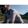 Pánský cyklo dres AUDAX MONA Parasol Orange Blue Slunečník