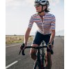 Dámský cyklo dres AUDAX MONA Parasol Orange Blue Slunečník