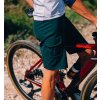 Pánské cyklistické kraťasy volné GRAVEL VIRGINIE Alpine Green Alpská zelená