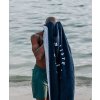 Osuška - velký ručník ze 100% bavlny - námořní modrá