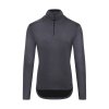 CAFÉ DU CYCLISTE - pánské cyklo oblečení - mikina Merino BERTHE šedá