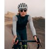 Dámský cyklo dres s dlouhým rukávem MERINO AUDAX IRMA Navy Grey Námořní modrá s šedou