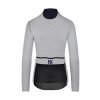 Dámský cyklo dres s dlouhým rukávem MERINO AUDAX IRMA Navy Grey Námořní modrá s šedou