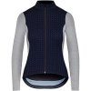 Dámský cyklo dres s dlouhým rukávem MERINO AUDAX IRMA Navy Grey Námořní modrá s šedou