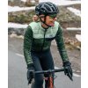 Dámská zimní cyklo bunda na kolo Merino ALBERTINE zelená Café du Cyclistewomen cycling jacket albertine green duotone 4[1]