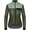 Dámská zimní cyklo bunda na kolo Merino ALBERTINE zelená Café du Cyclistewomen cycling jacket albertine green duotone[1]