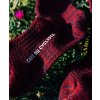 Cyklistické ponožky - Merino/Wool TEXTURED vínová s modrousocks arriere pays textured red 2[1]