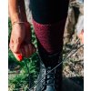 Cyklistické ponožky - Merino/Wool TEXTURED vínová s modrousocks arriere pays textured red 6[1]