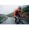 Pánský cyklistický dres s dlouhým rukávem MERINO MARGUERITE Orange oranžová