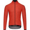 Pánský cyklistický dres s dlouhým rukávem MERINO MARGUERITE Orange oranžová