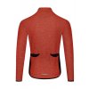 Pánský cyklistický dres s dlouhým rukávem MERINO MARGUERITE Orange oranžová