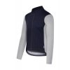 Pánský cyklo dres s dlouhým rukávem MERINO AUDAX IRMA Navy Grey Námořní modrá s šedou