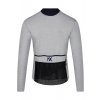 Pánský cyklo dres s dlouhým rukávem MERINO AUDAX IRMA Navy Grey Námořní modrá s šedou