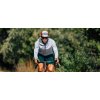 Cyklistická čepice GRAVEL CAP UNISEX bíle šedo vínová