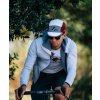 Cyklistická čepice - GRAVEL - bíle-šedo-vínovácycling cap gravel grey 6[1]