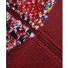 Dámský cyklo dres s dlouhým rukávem CLEMENCE Burgundy Vínová