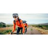 Dámský dres na kolo s dlouhým rukávem MERINO MARGUERITE - oranžováwomen cycling jersey marguerite orange 1[1]