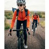 Dámský cyklistický dres s dlouhým rukávem MERINO MARGUERITE oranžová