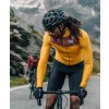 Cyklodres s dlouhým rukávem CLEMENCE žlutámen cycling jersey clemence yellow 4 2[1]